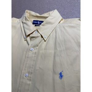 Men Polo Ralph Lauren Oxford Shirt Long‎ Sleeve XL CLASSIC FIT $120